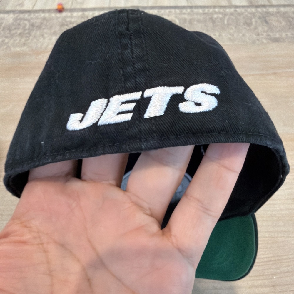 New York Jets '47 Franchise Legacy Mens Sz S  Fitted Cap Hat Black/Green NWT - Picture 5 of 6